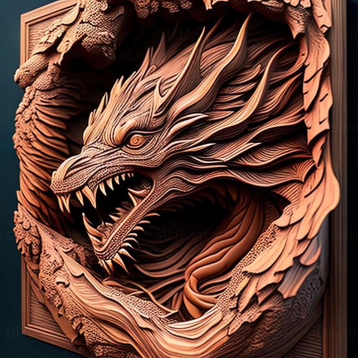 3D model Smaug vandami (STL)